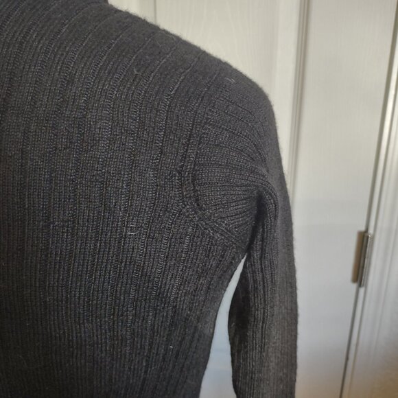Peruvian Connection Turtleneck Womens L Black Baby Alpaca Bolivia Luxury - Picture 8 of 11